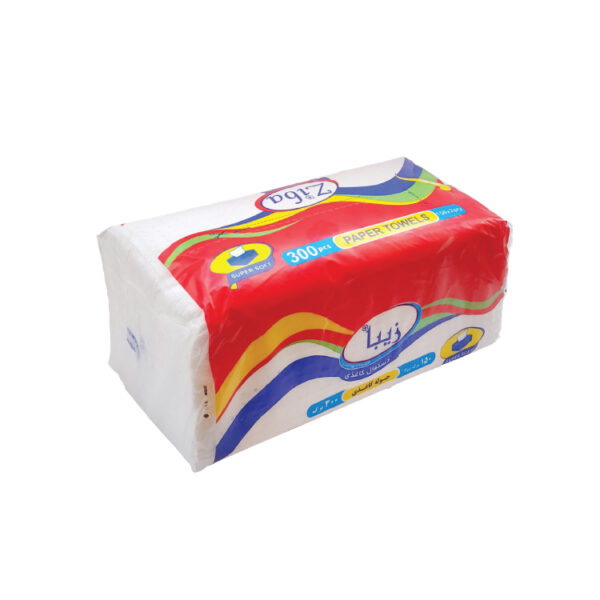 دستمال مخزنی حوله ای 300 برگ زیبا-فروشگاه اریسا