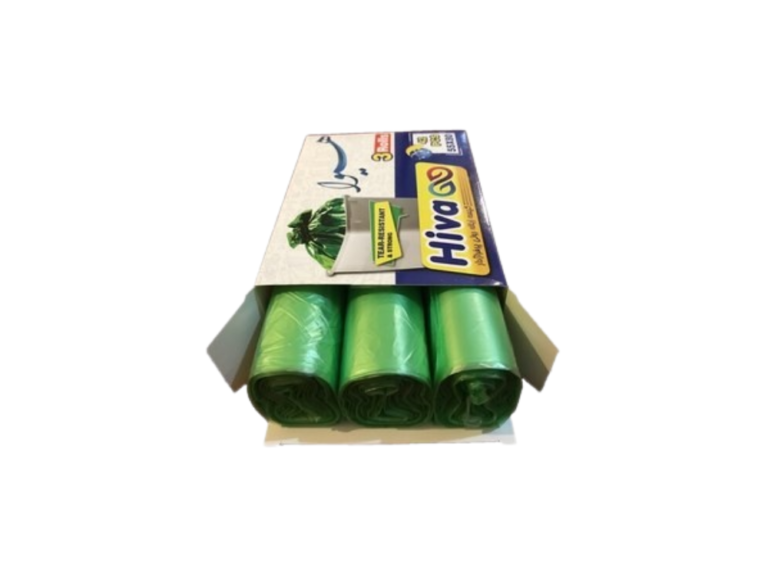 کیسه زباله رولی متوسط هیوا بسته 3 عددی