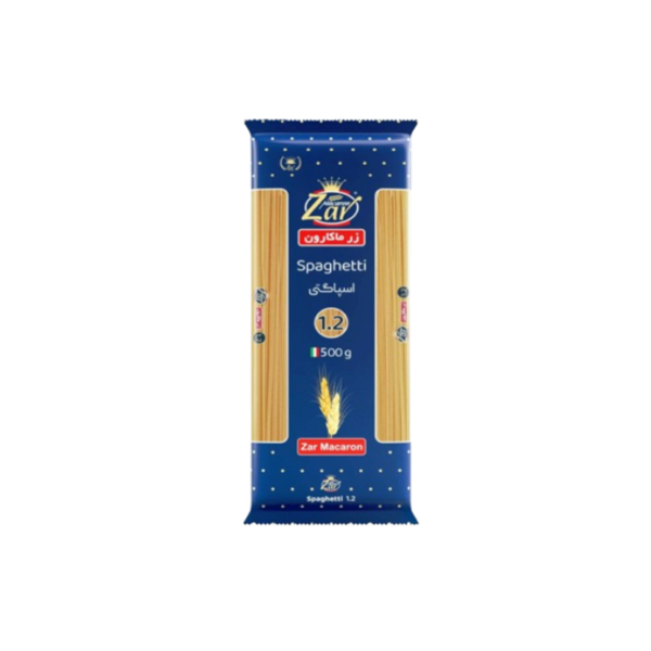 ماکارونی 500 گرم 1.2 میلی متر زر ماکارون