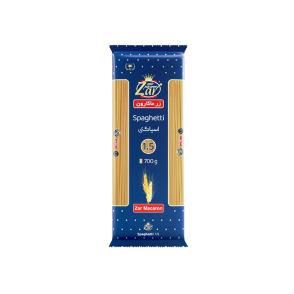 ماکارونی 700 گرم 1.5 میلی متر زر ماکارون-فروشگاه اریسا