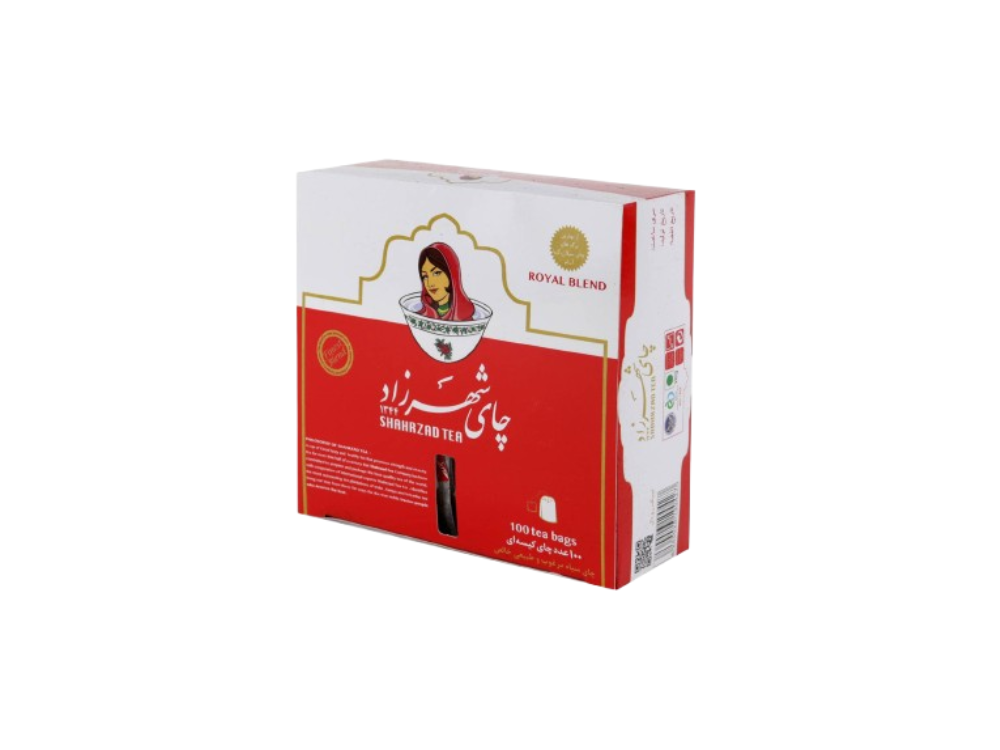 چای کیسه ای لفاف دار ساده بسته 100 عددی شهرزاد-فروشگاه اریسا