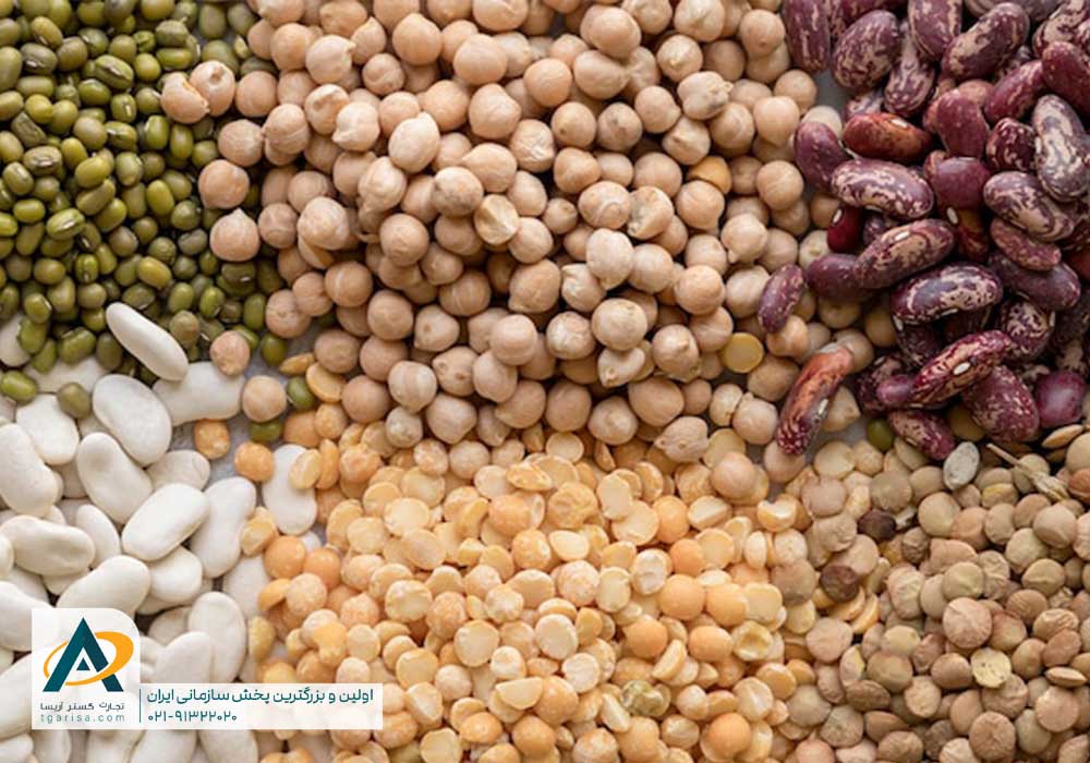 انواع حبوبات برای سوپرمارکت