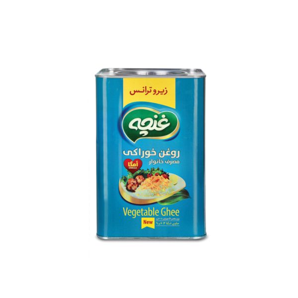 روغن نیمه جامد حلب 5 کیلوگرم غنچه