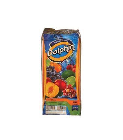 کیسه فریزر ساده بسته 100 عددی دلفین