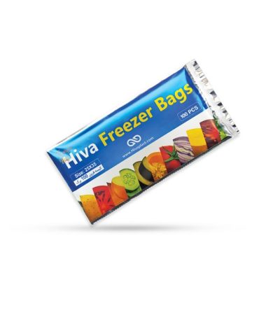 کیسه فریزر ساده بسته 100 عددی هیوا