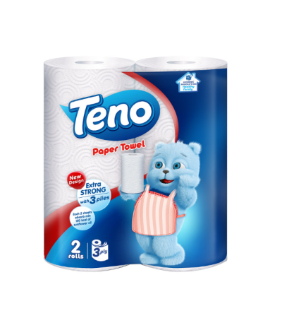 دستمال حوله ای 2 قلو تنو