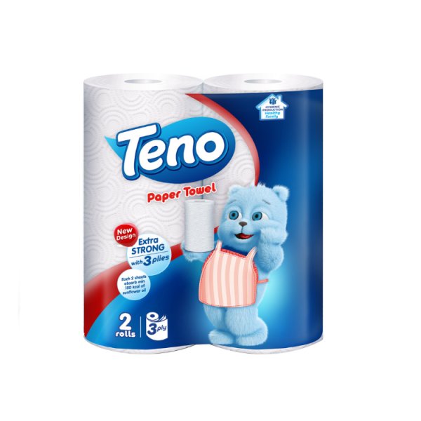 دستمال حوله ای 2 قلو تنو