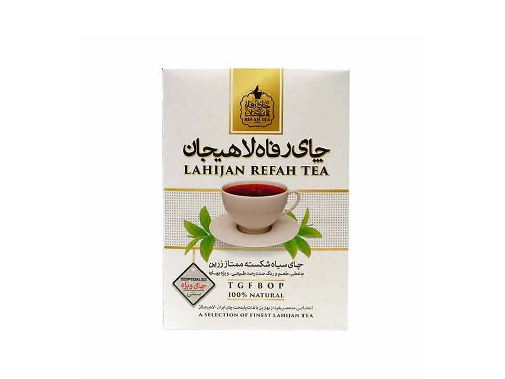 چای ایرانی سنتی ویژه 350 گرم رفاه لاهیجان