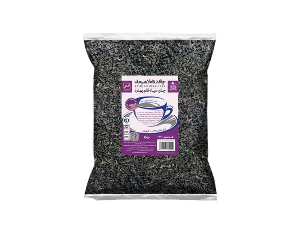 چای ایرانی قلم بهاره نایلونی 1 کیلوگرم رفاه لاهیجان