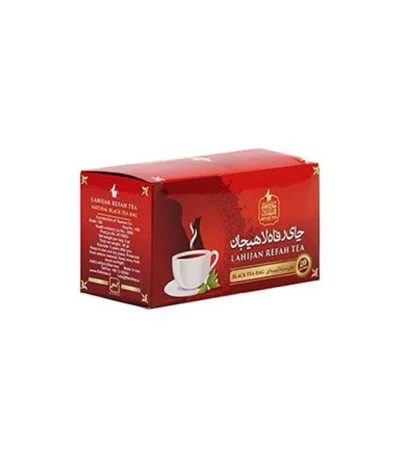چای کیسه ای لفاف دار ساده ایرانی بسته 20 عددی رفاه لاهیجان